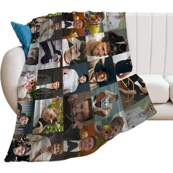 Paul Mescal Blanket Cool #4 Ultra Soft Flannel Fleece Blanket Stylish Bedroom Living Room Sofa Warm Blanket All Season Use 30"*40"(76 * 100cm)