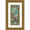 thumbnail image 1 of Paul Milliet 8x14 Gold Ornate Wood Frame and Double Matted Museum Art Print Titled - Honeymoon (1883), 1 of 4