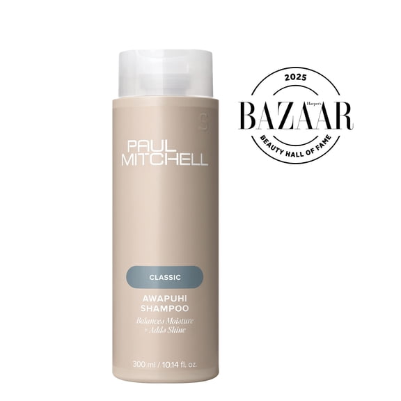 Paul Mitchell Awapuhi Shampoo, Balances Moisture + Adds Shine, For All Hair Types, Especially Fine + Static-Prone Hair, 10.14 fl oz