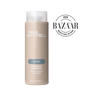 Paul Mitchell Awapuhi Shampoo, Balances Moisture + Adds Shine, for All Hair Types, Fine + Static-Prone Hair, 10.14 fl oz