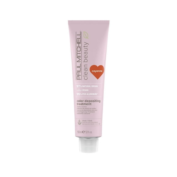 Paul Mitchell Clean Beauty Color Depositing Treatment, Cayenne, 5.1 oz.