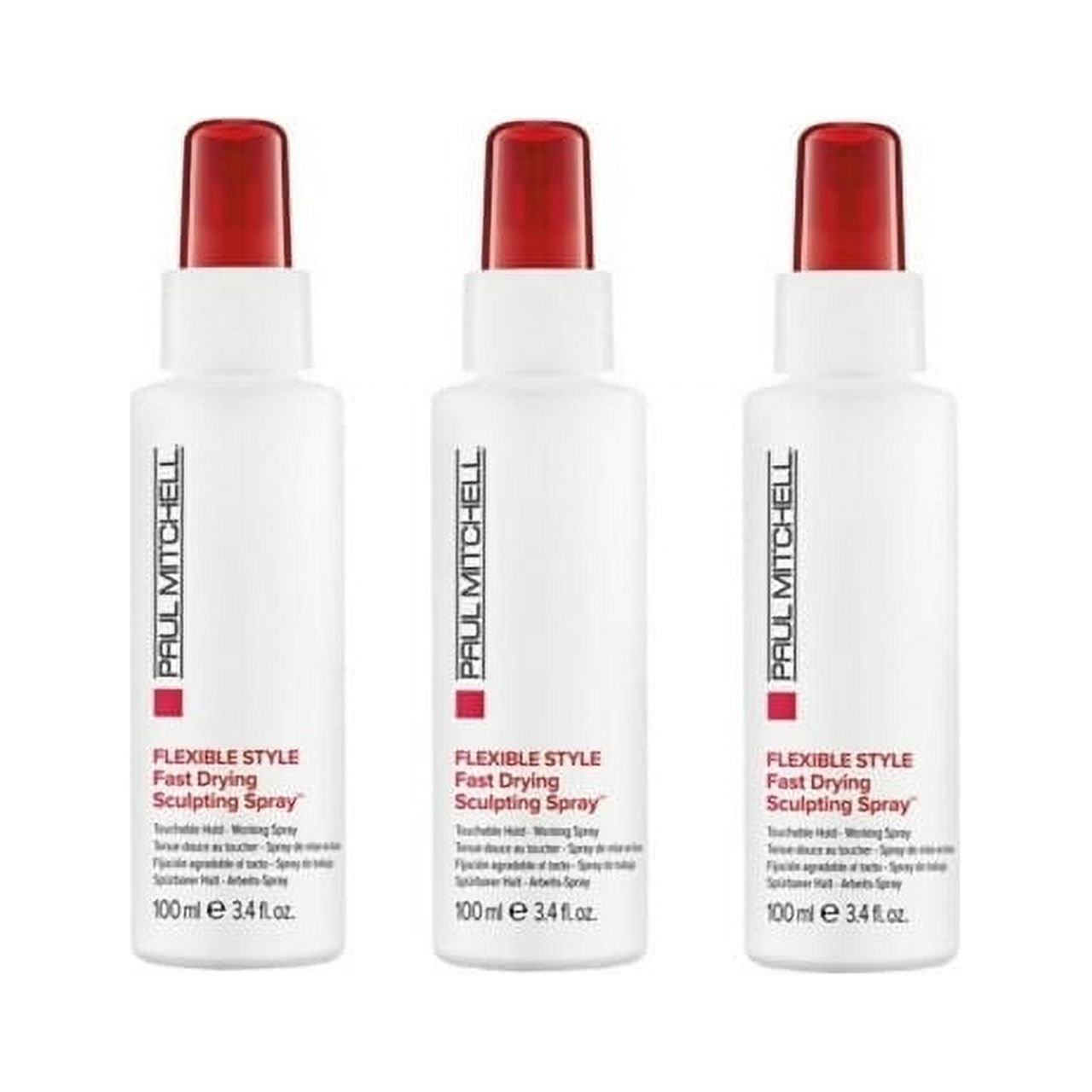 Paul Mitchell Fast Drying Sculpting Spray, 3.4oz (Pack of 3)