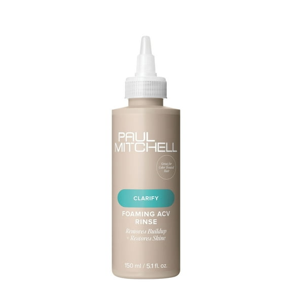 Paul Mitchell Foaming Apple Cider Vinegar Rinse, Removes Buildup + Restores Shine, For All Hair Types, 5.1 fl oz.