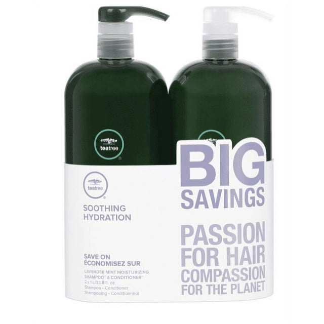 Paul Mitchell Lavender Mint Moisturizing Shampoo and Conditioner Liters