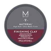 Paul Mitchell Mitch Matterial Finishing Clay, High Hold + Ultra-Matte Finish, For Men, 3 oz