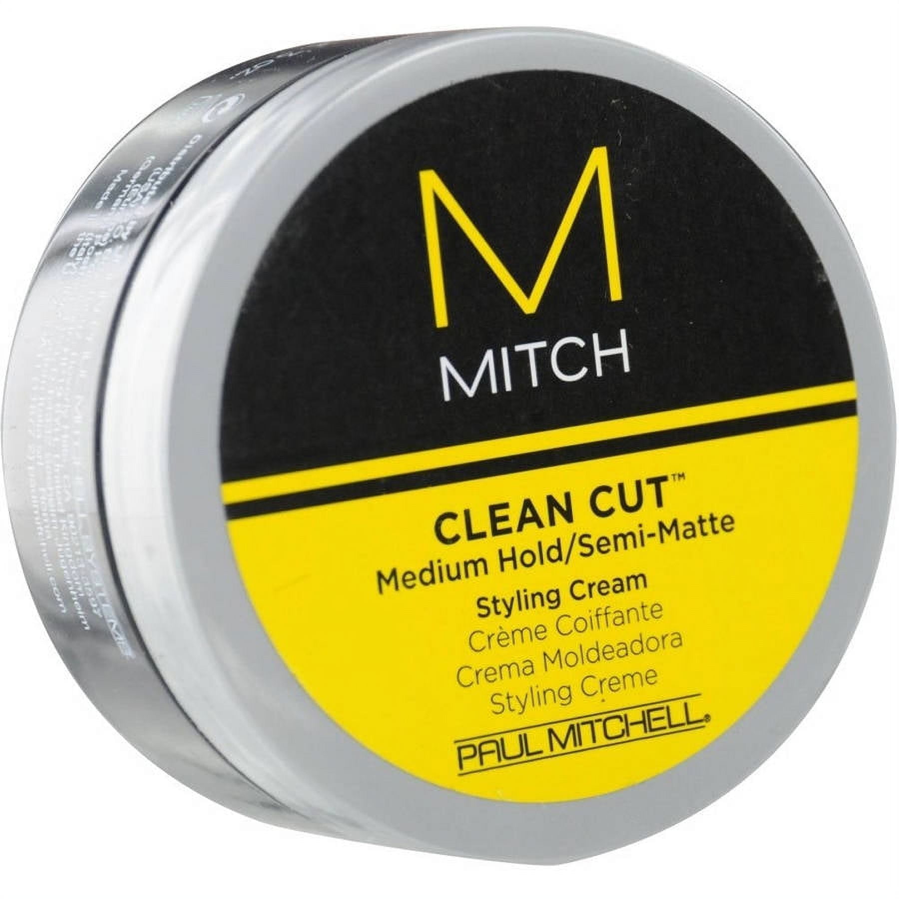 Paul Mitchell Mitch Clean Cut Medium Hold/SemiMatte Styling Cream, 3
