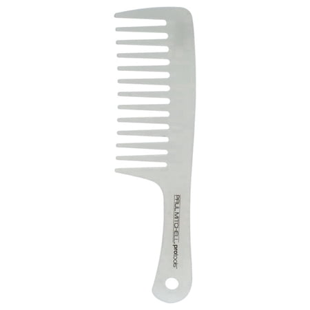 Paul Mitchell Pro Tools Detangler Comb, Wide Tooth Comb Detangles Wet or Dry Hair - White