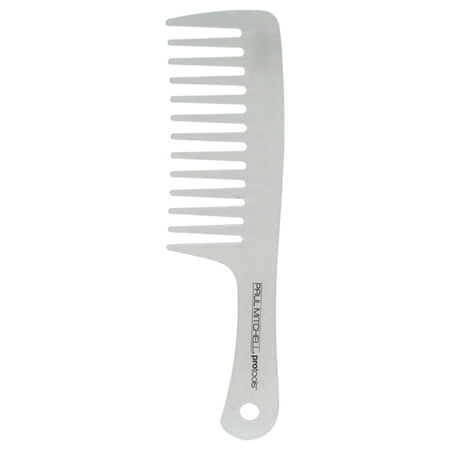 Paul Mitchell Pro Tools Detangler Comb, Wide Tooth Comb Detangles Wet or Dry Hair - White