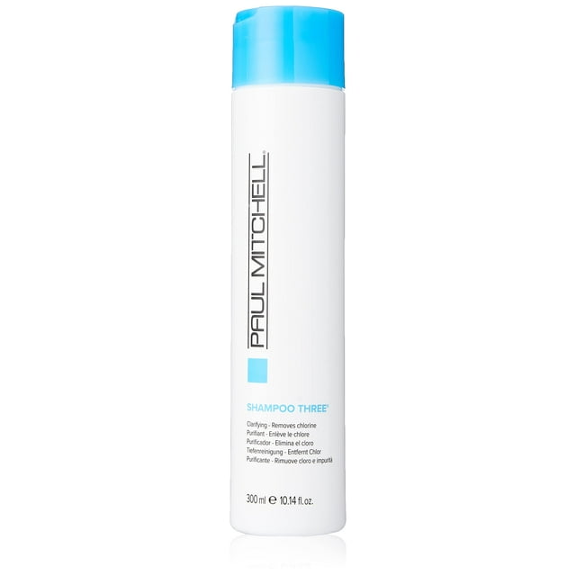 Paul Mitchell Shampoo Three, Clarifying, Removes Chlorine, For All Hair Types, 10.14 fl. oz