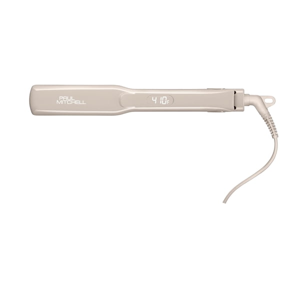 Paul Mitchell Smooth+ Ceramic Flat Iron, Adjustable Heat Settings, For Smoothing + Straightening, 1.25" - Taupe