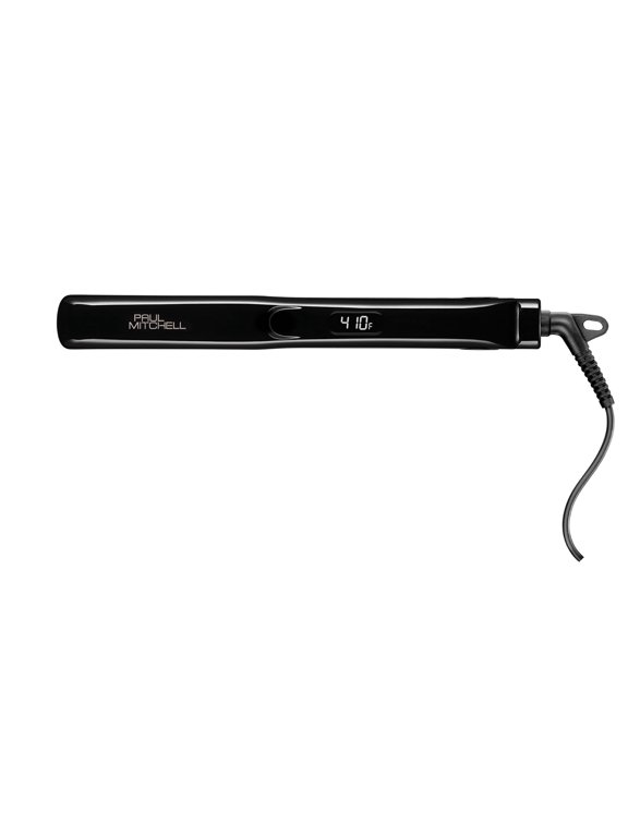 Style+ 1" Ceramic Flat Iron, Adjustable Heat Settings, For Straightening + Curling