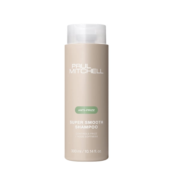 Paul Mitchell Super Smooth Shampoo, Controls Frizz, Adds Softness, For Frizzy Hair, 10.14 fl oz.