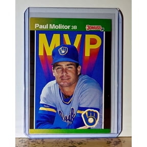 Paul Molitor 1989 Donruss MVP MLB #BC-9 Baseball Card Milwaukee Brewers