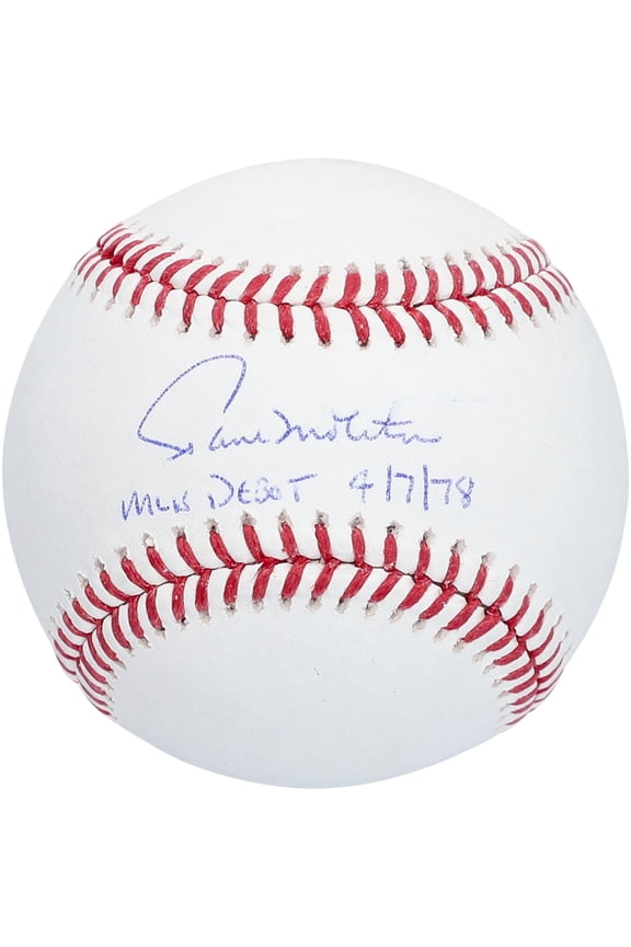 Paul Molitor Milwaukee Brewers Autographed Baseball with "MLB Debut 4-7-78" Inscription - Fanatics Authentic Certified