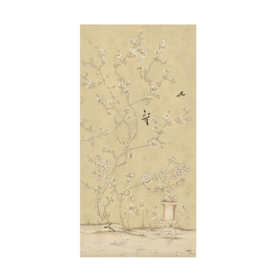 Paul Montgomery 'Chinese Magnolias II' Canvas Art