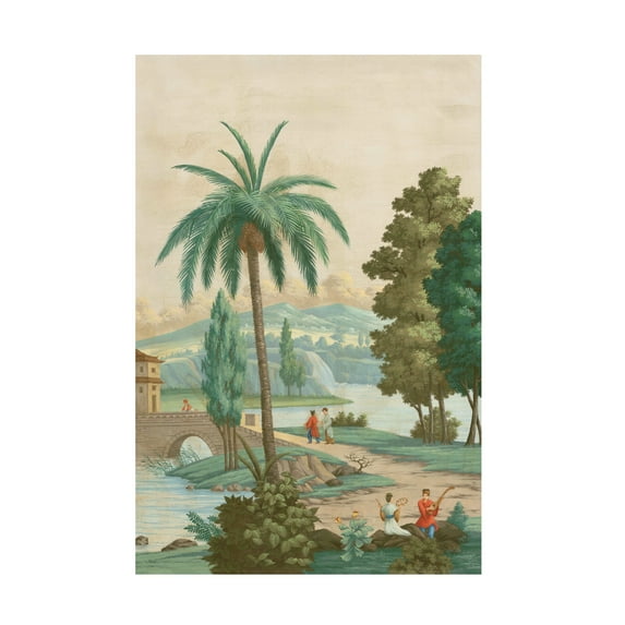 Paul Montgomery 'Palm Paysage I' Canvas Art