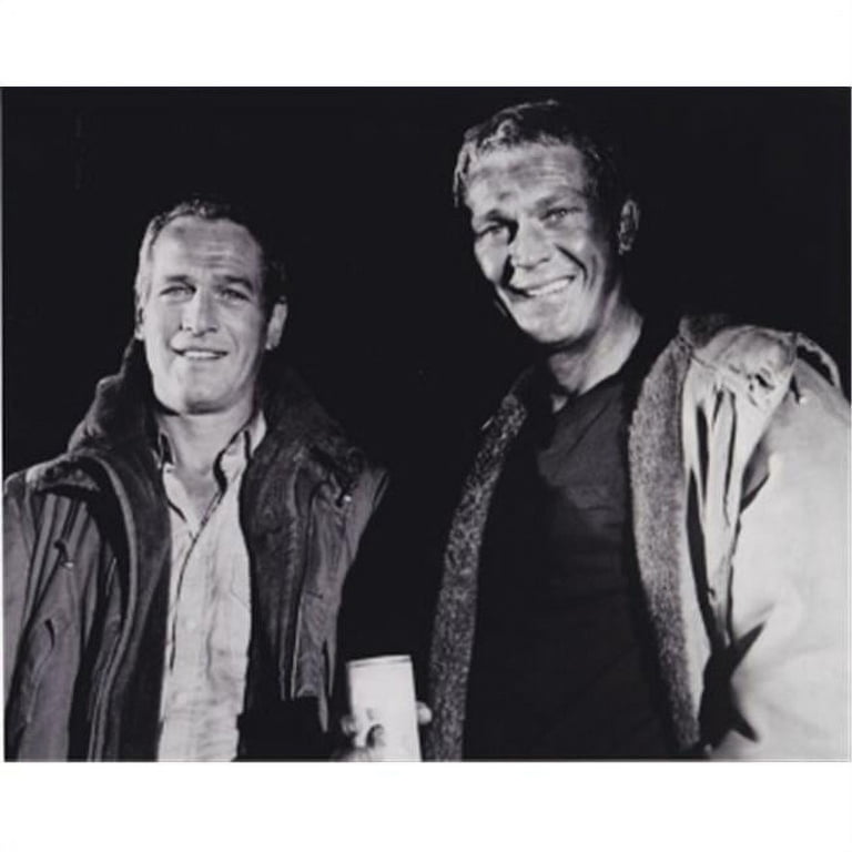 Paul Newman And Steve Mcqueen Unsigned 8X10 Inch The Towering