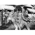 thumbnail image 1 of Paul Newman Boxing Sparing Black and White Photo Print (24 x 30), 1 of 1