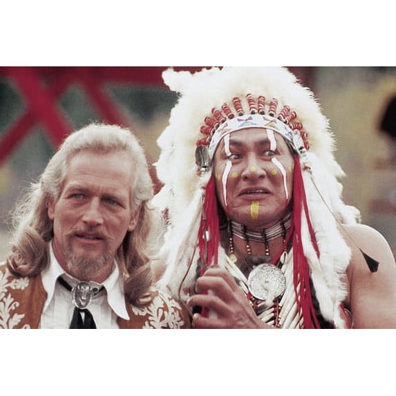 Paul Newman and Will Sampson in Buffalo Bill and the Indians, or Sitting Bull's History Lesson 24x36 Poster