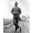 thumbnail image 1 of Paul Newman full length casual pose in v-neck sweater & sneakers 8x10 photo, 1 of 1
