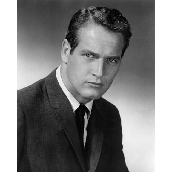Paul Newman stunning studio portrait in suit and tie circa 1950's Poster 4x6 photo