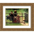 thumbnail image 1 of Paul Peel 2x Matted 24x20 Gold Ornate Framed Art Print 'Orchestra Chairs ', 1 of 2