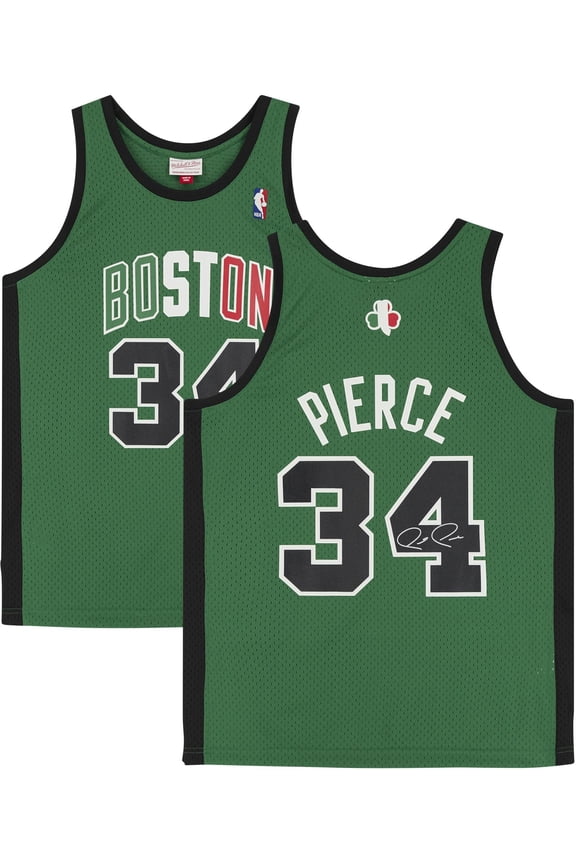 Paul Pierce Boston Celtics Autographed Red and White Alternate Mitchell & Ness Replica Jersey - Fanatics Authentic Certified