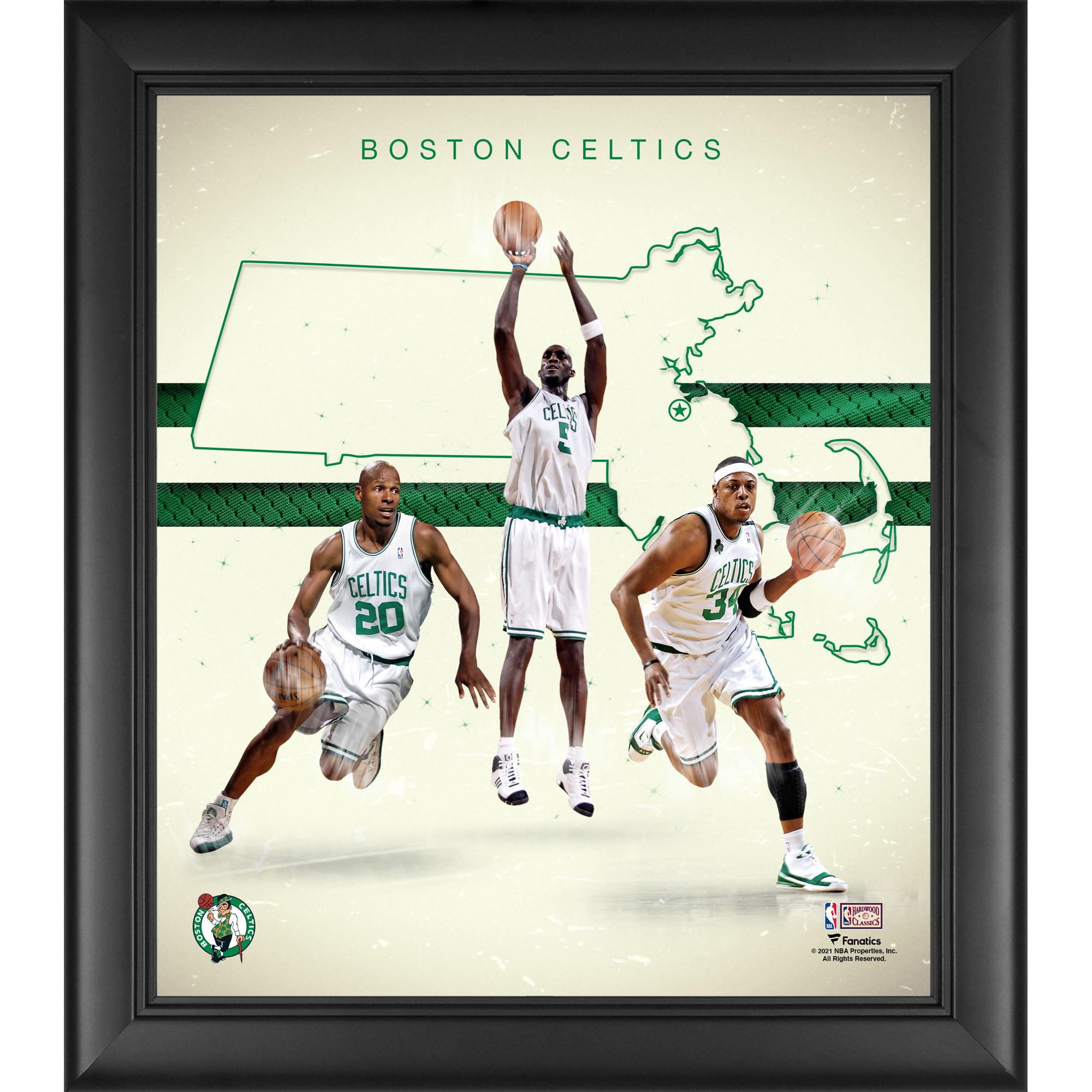 Autographed Boston Celtics Paul Pierce Fanatics Authentic 11 x 14