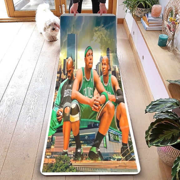 Paul and Pierce yoga mat offers comfortable sPaul and Pierceport, anti-slip stability, and portability, with vibrant designs to keep your practice energized anywhere.