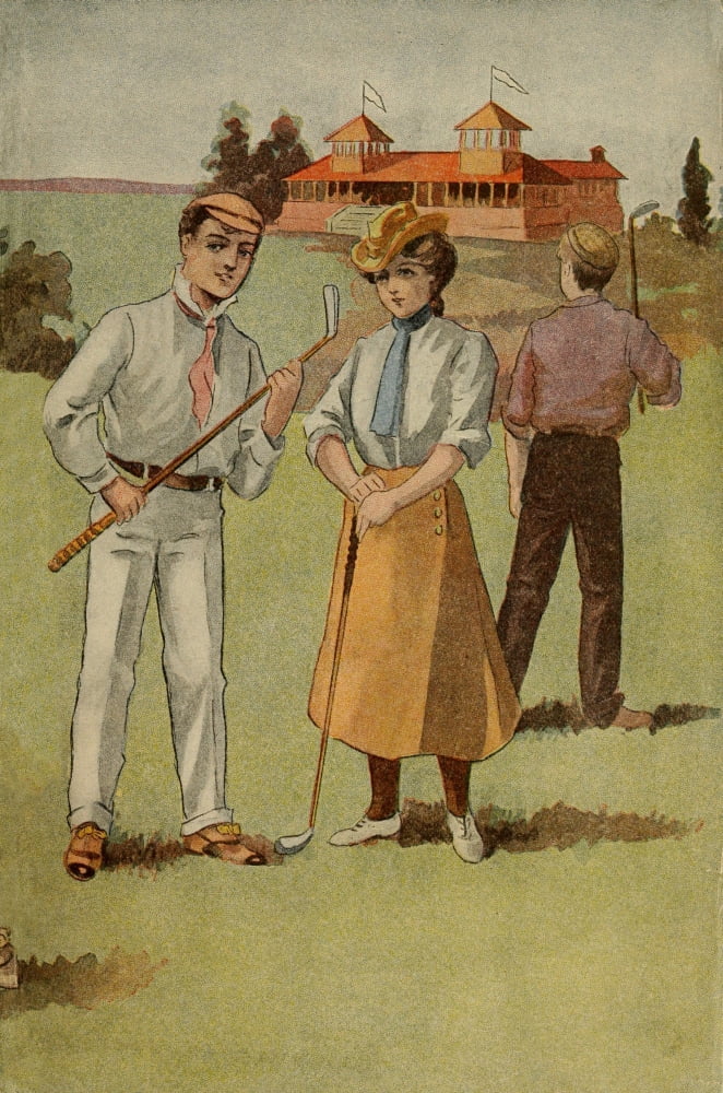 Paul Prescotts Charge 1896 Golf Canvas Art - Unknown (18 x 24)