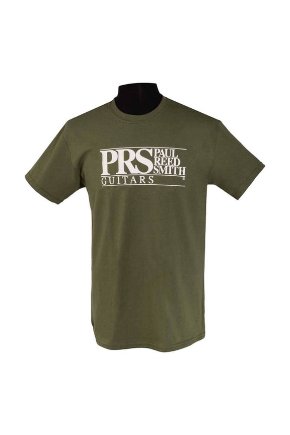 Paul Reed Smith Classic Block Logo Tee - Military Green