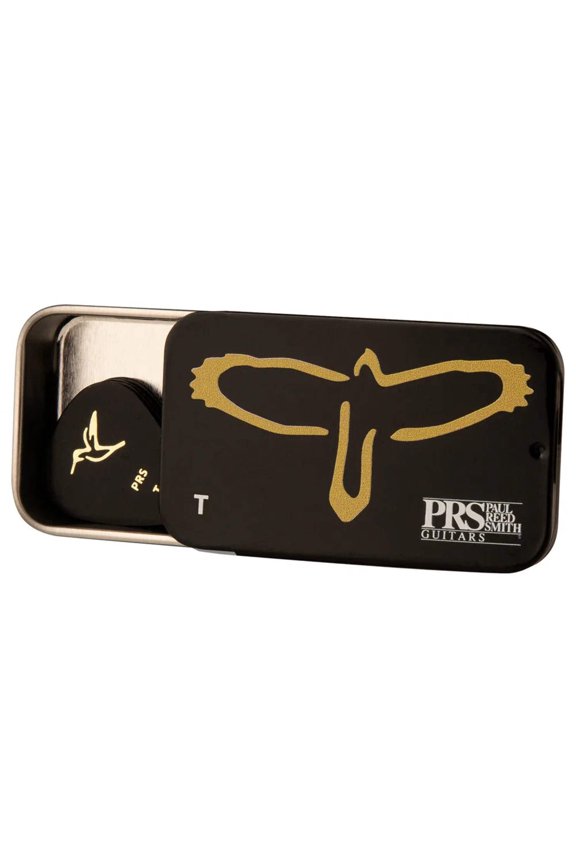 Paul Reed Smith Guitars Classic Celluloid Pick Tin - Assorted Gold Birds