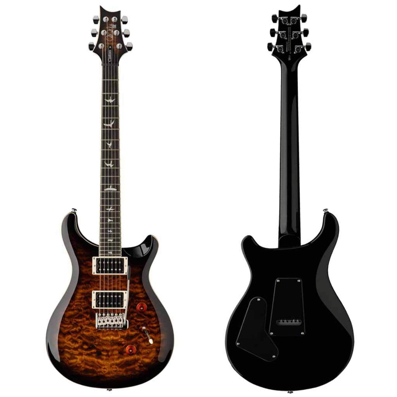 Paul Reed Smith SE Custom 24 Quilt Electric Guitar - Black Paul Reed Smith SE Custom 24 Quilt Electric Guitar - Black