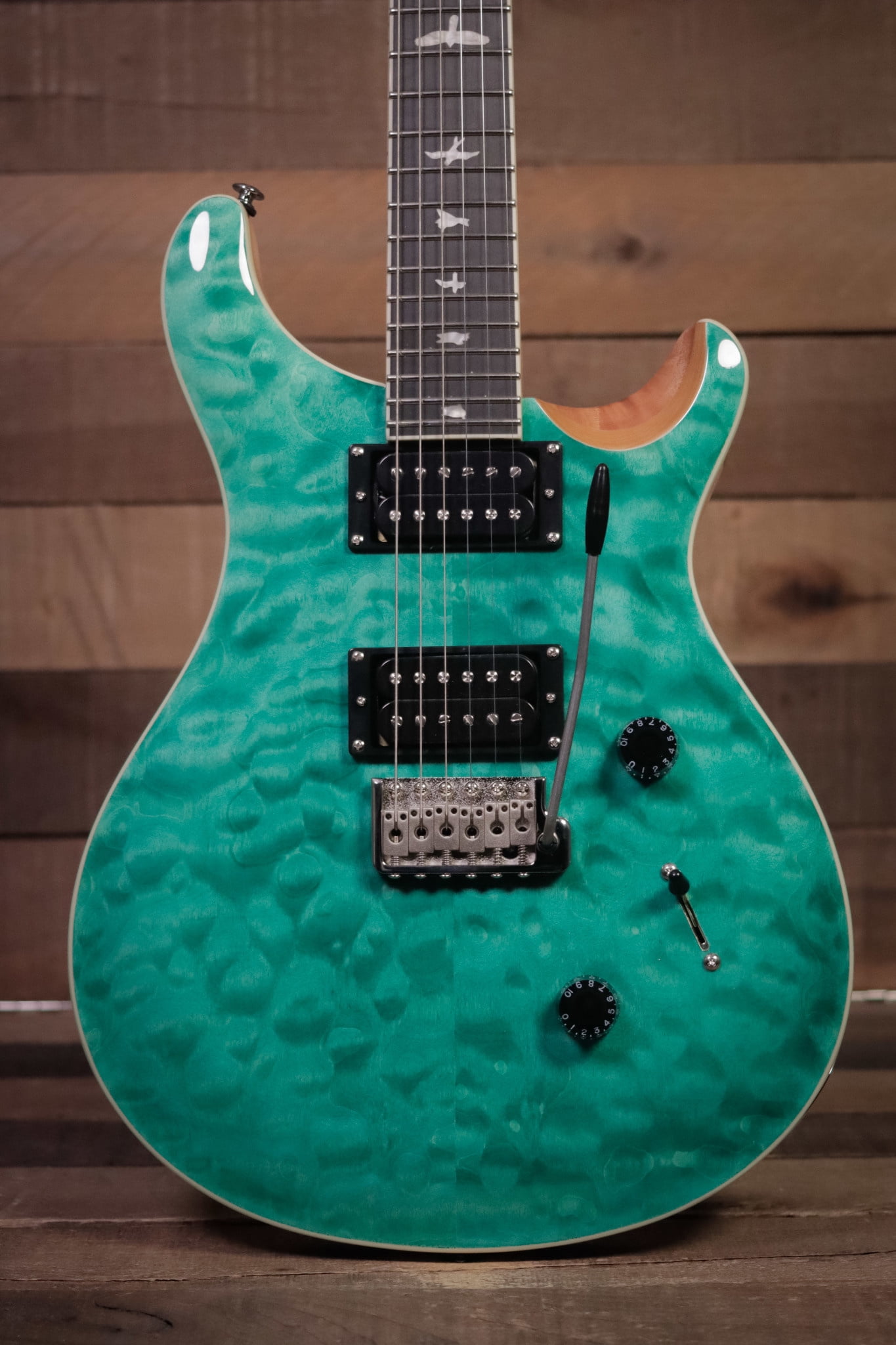 Paul Reed Smith SE Custom 24 Quilt Electric Guitar - Turquoise