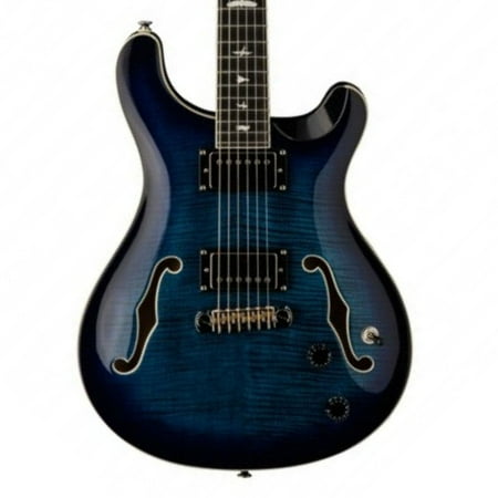 PRS SE II Hollowbody Electric Guitar Faded Blue Burst