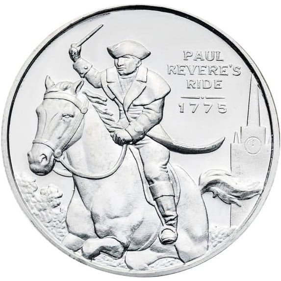 Paul Revere 1/2 Oz Silver Rounds