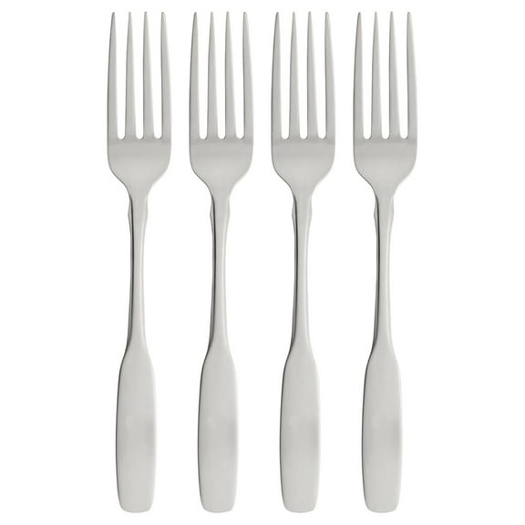 Paul Revere Flatware Dinner Forks, Set of 4 - 18/10 Stainless Steel Silverware, Dishwasher Safe, Classic Colonial Design