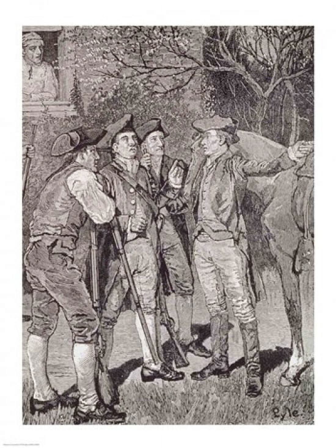 Paul Revere at Lexington Canvas Art - Howard Pyle (24 x 36)