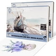 thumbnail image 1 of Paul Rubens 2Pack Watercolor Pad, 7.6 x 5.3'' 20 Sheets * 2, Artist Grade Quality Watercolor Block Acid-Free Cold Pressed Watercolor Paper, 50% Cotton Rag 140-lb/300GSM, 1 of 8