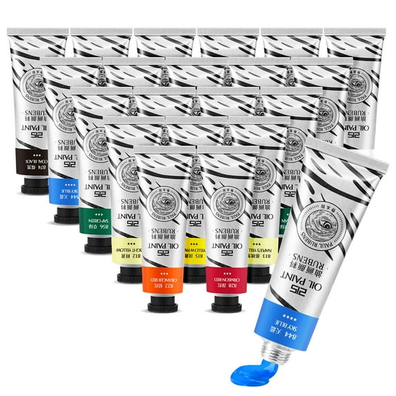 Paul Rubens Oil Paint, 20 Colors*50ml/1.69Fl oz Large Tubes, Professional Oil Colors with High Saturation, Creamy Texture and Consistency,Oil Paint Supplies for Artists, Students, Beginners-B Set