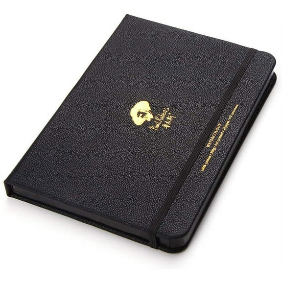 Paul Rubens Watercolor Paper Block, Artist Quality Hot Pressed Paper for Watercolors and Wet Media, Acid Free & 100% Cotton, 10.63 x 7.68 inches, 140lb, 20 Sheets (Black)