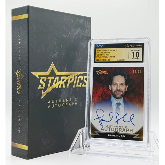 StarPics Paul Rudd Autographed Trading Card - Limited Edition