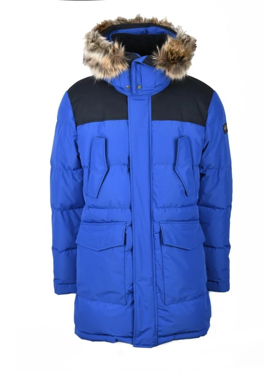 Long Down Jacket - Blue (Men's)