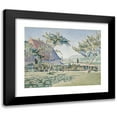 thumbnail image 1 of Paul Signac 18x15 Black Modern Framed Museum Art Print Titled - Fill-Le-Chateau, the Meadow (Le Pre), Opus 161 (June-July 1887), 1 of 5