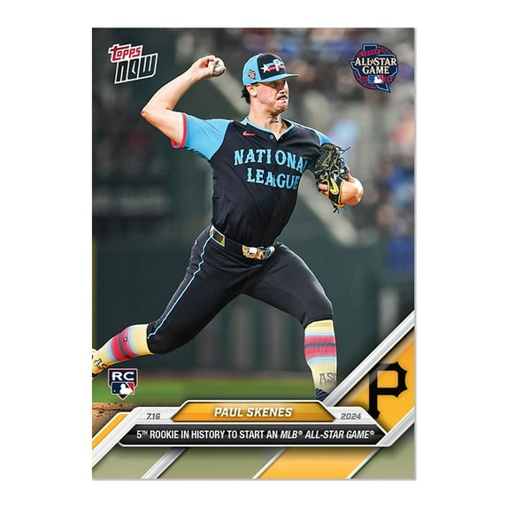 Paul Skenes 2024 Topps Now All Star Game Rookie Card #436