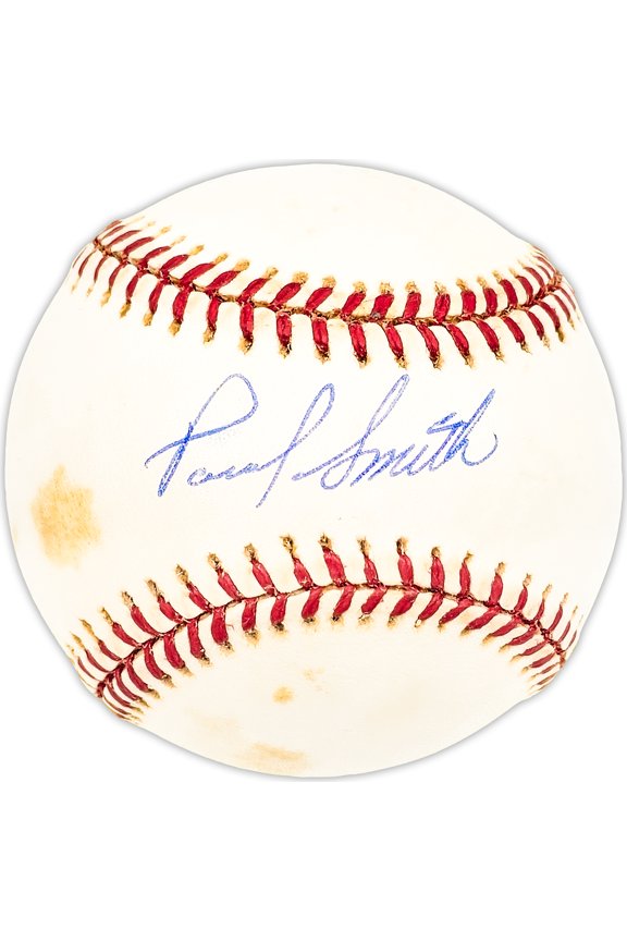 Paul Smith Autographed Official NL Baseball Pittsburgh Pirates, Chicago Cubs Beckett BAS QR #BM25680