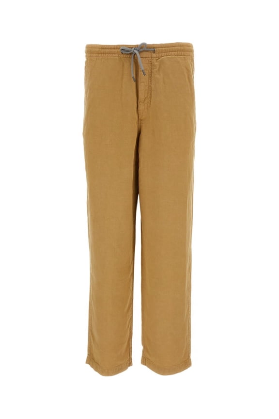 Linen-Blend Drawstring Relaxed Pants (Men's)