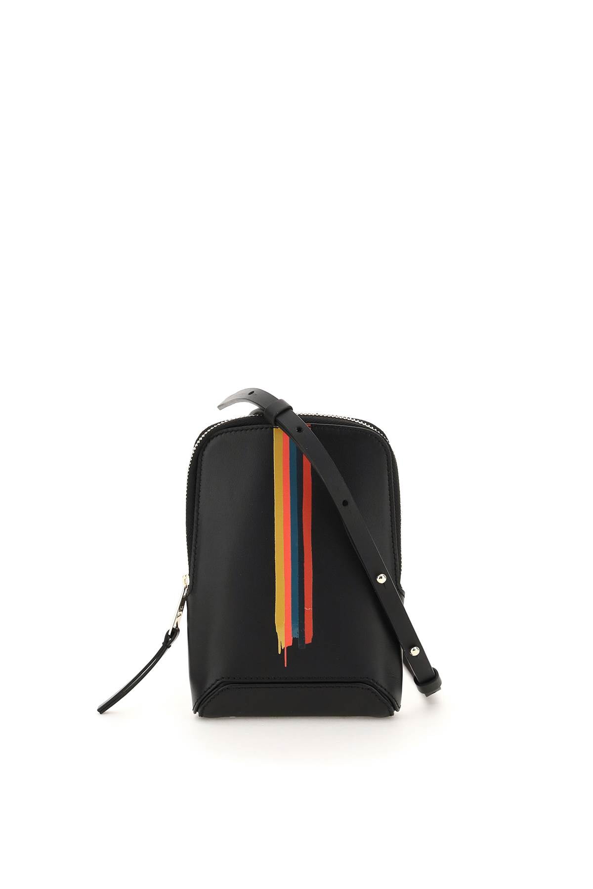 Paul Smith Leather Painted Stripe Cross-Body Bag