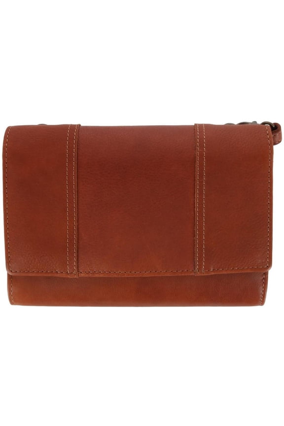 Leather Organizer Crossbody Bag (Women)