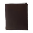 thumbnail image 1 of Paul & Taylor Men's Leather Deluxe Hipster Bifold Wallet, Brown, 1 of 3